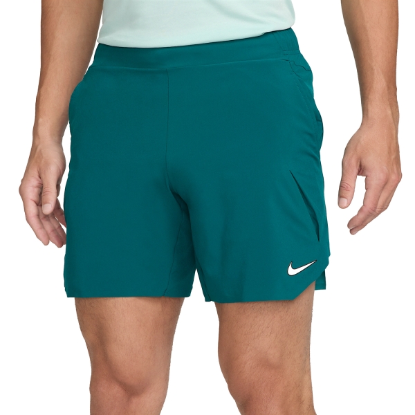 Pantaloncini Tennis Uomo Nike Court DriFIT Slam 7in Pantaloncini  Geode Teal/Teal Nebula/White DX5532381