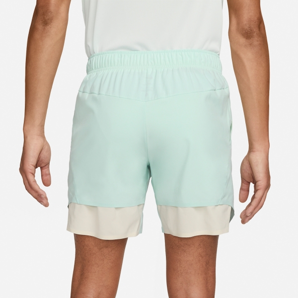 Nike Court Dri-FIT Slam 7in Pantaloncini - Jade Ice/Coconut Milk/Black