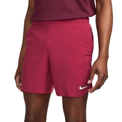 Nike Court Dri-FIT Slam 7in Shorts - Noble Red/Ember Glow/White