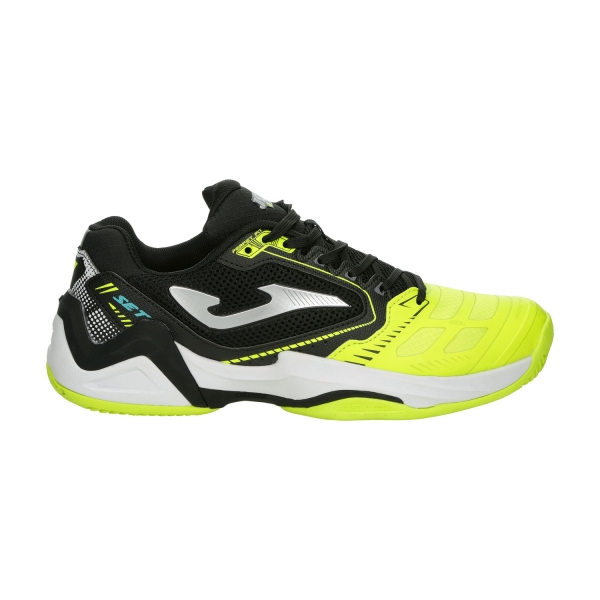 Men`s Tennis Shoes Joma Set 2023 Clay  Black/Lemon Fluor TSETS2301P