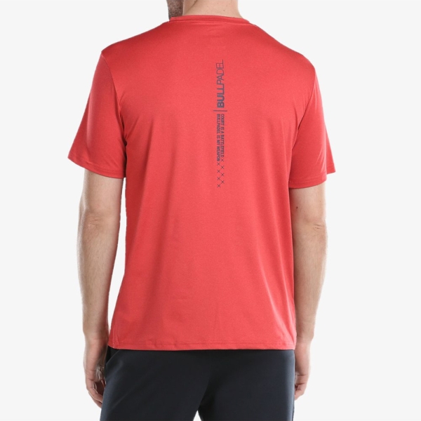 Bullpadel Aires Camiseta - Cereza Vigore
