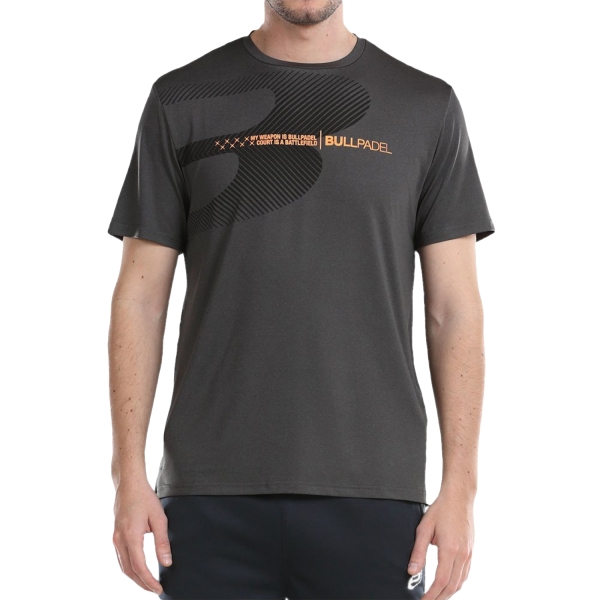 Men's Tennis Shirts Bullpadel Aires TShirt  Negro Vigore 466079105