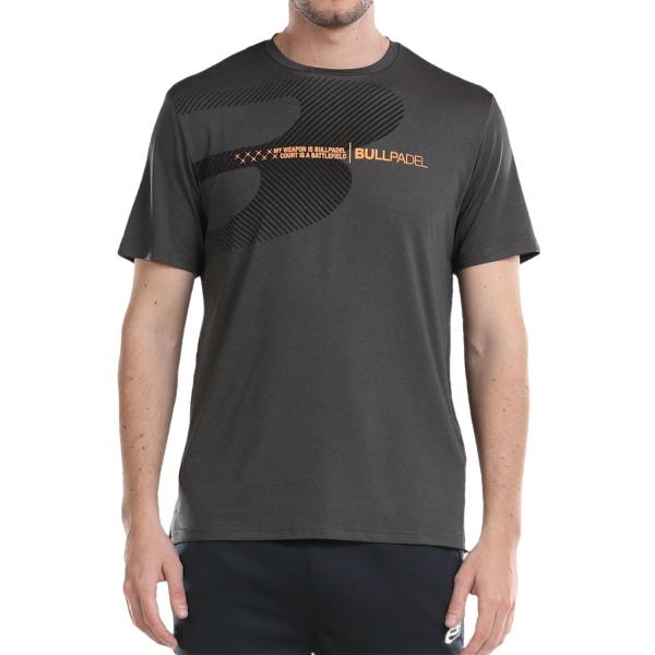 Maglietta Tennis Uomo Bullpadel Aires Maglietta  Negro Vigore 466079105