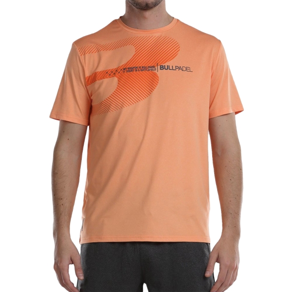 Men's Tennis Shirts Bullpadel Aires TShirt  Naranja Vigore 466084137