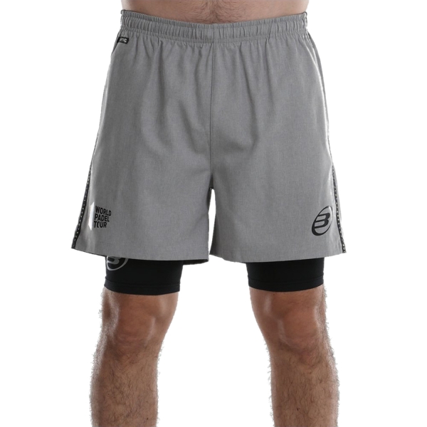 Pantaloncini Tennis Uomo Bullpadel Bullpadel Lirio 5in Pantaloncini  Gris Medio Vigore  Gris Medio Vigore 465583151