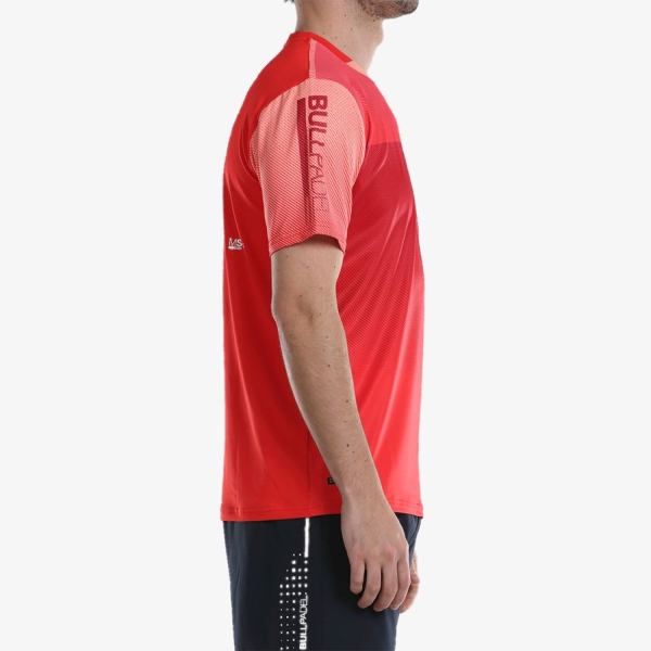 Bullpadel Nuco Camiseta de Padel Hombre - Cereza