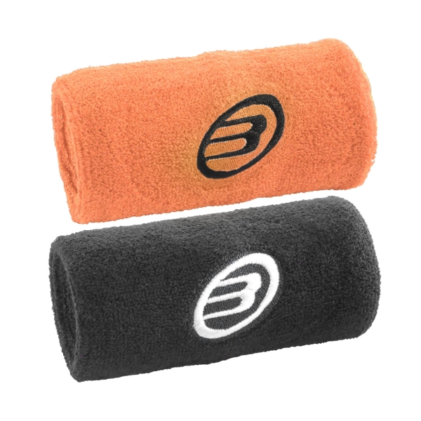 Muñequeras Tenis Bullpadel Performance Munequeras Largas  Negro/Naranja 466982005037