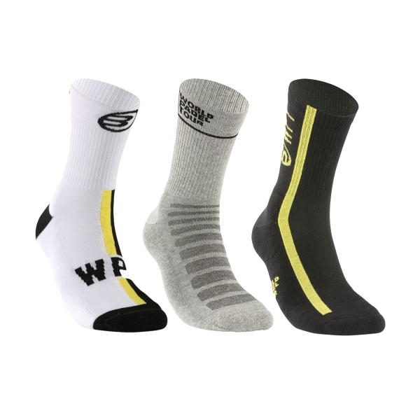 GoWith Calze Da Tennis Donna 4 Paia - Cotone Retrò Strisce Colorate, Traspiranti