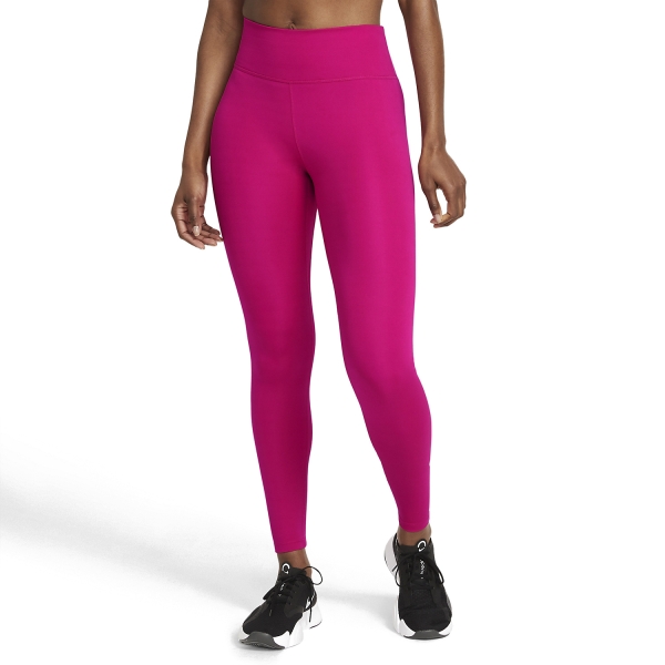 Women's Tennis Pants and Tights Nike One Tights  Fireberry/White DD0252615