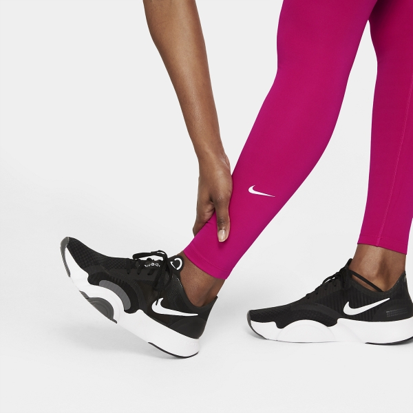 Nike One Tights - Fireberry/White