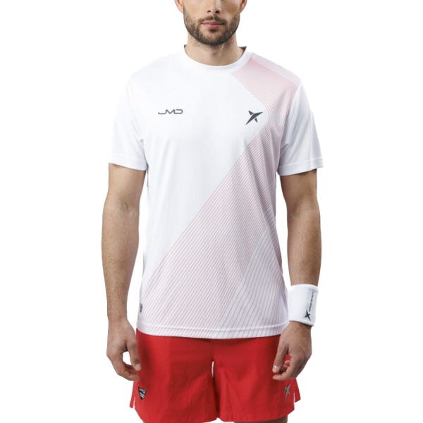 Men's Tennis Shirts Drop Shot Airam JMD TShirt  Bianco DT281301B