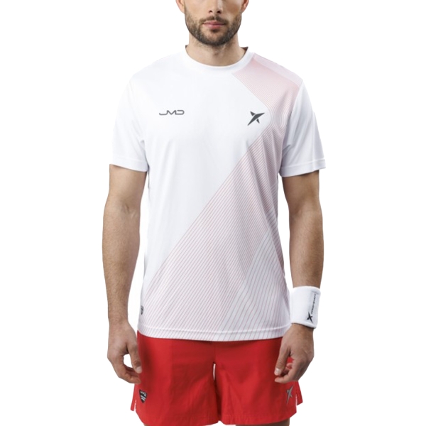 Maglietta Tennis Uomo Drop Shot Drop Shot Airam JMD Camiseta  Bianco  Bianco DT281301B