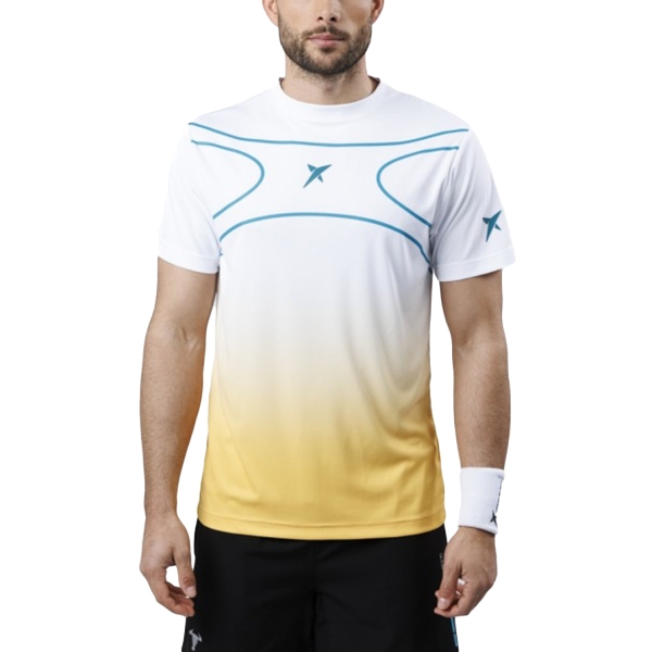 Maglietta Tennis Uomo Drop Shot Drop Shot Alsai Campa Camiseta  Bianco  Bianco DT281305B