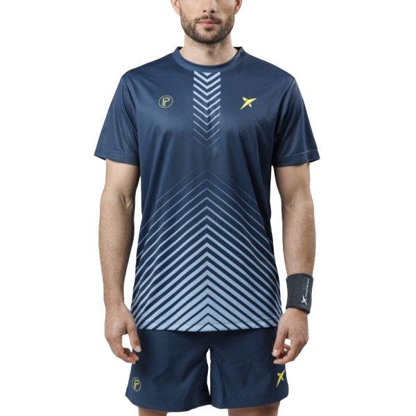 Men's Tennis Shirts Drop Shot Bentor Lima TShirt  Azul DT281303AB