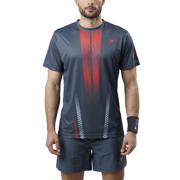 Maglietta Tennis Uomo Drop Shot Drop Shot Dailos Camiseta  Grigio  Grigio DT281309GR