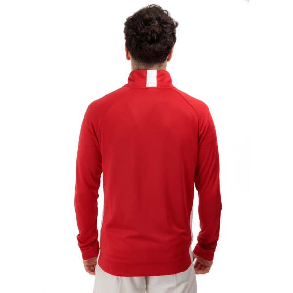 Dunlop Club Knitted Jacket - Red/White