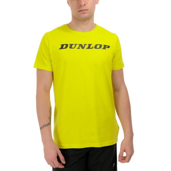 Camisetas de Tenis Hombre Dunlop Essentials Camiseta  Bright Yellow 880182