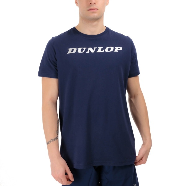 Maglietta Tennis Uomo Dunlop Essentials Maglietta  Navy 880183