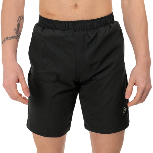 Men's Tennis Shorts Dunlop Woven Club 9in Shorts  Black 71351