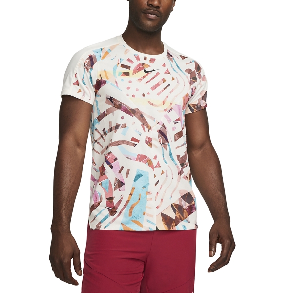 Men's Tennis Shirts Nike Court DriFIT Slam TShirt  Coconut Milk/Black DX5526113