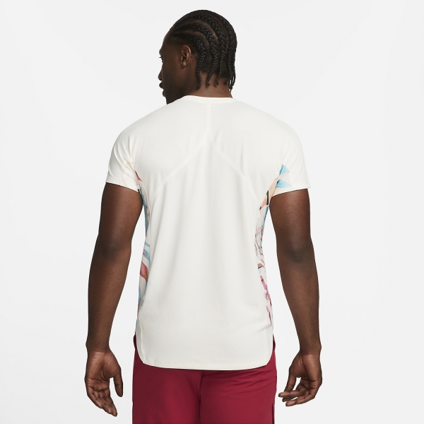 Nike Court Dri-FIT Slam T-Shirt - Coconut Milk/Black