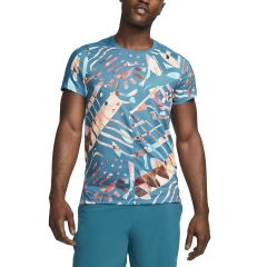 Nike Court Dri-FIT Slam T-Shirt - Geode Teal/White