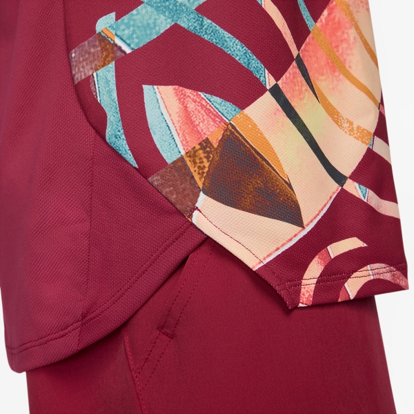 Nike Court Dri-FIT Slam T-Shirt - Noble Red/White