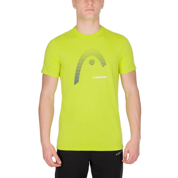 Maglietta Tennis Uomo Head Club Carl Maglietta  Yellow 811303YW