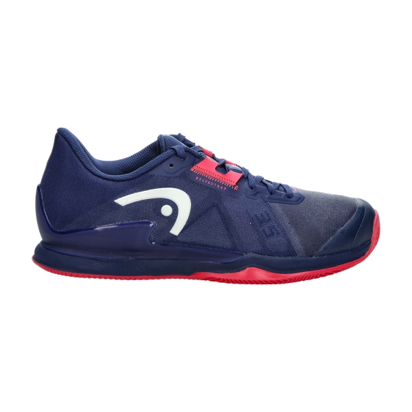 Women`s Tennis Shoes Head Sprint Pro 3.5 Clay  Dark Blue/Azalea 274113 DBAZ