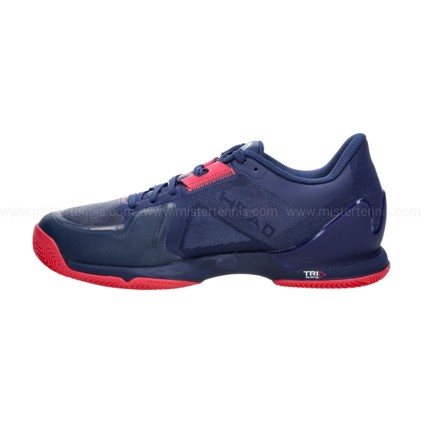 Head Sprint Pro 3.5 Clay - Dark Blue/Azalea