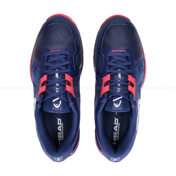 Head Sprint Pro 3.5 Clay - Dark Blue/Azalea