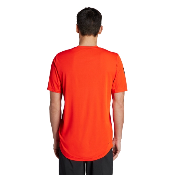 adidas Club 3 Stripes Camiseta - Bold Orange