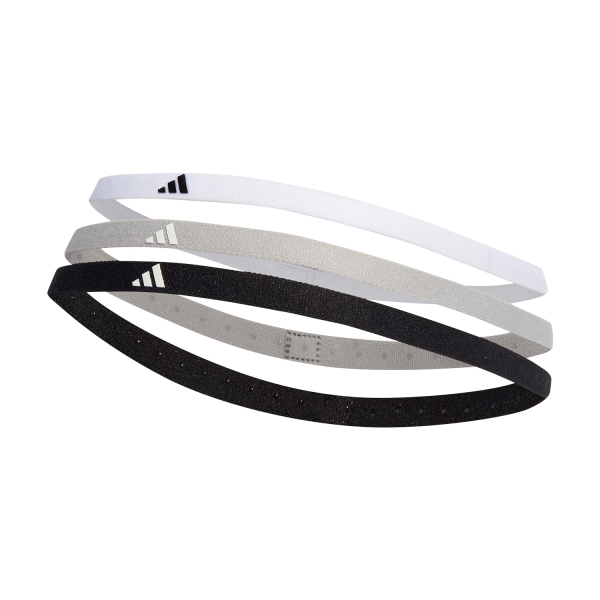 Tennis Headbands adidas Logo Mini Hairbands  Black/Grey Two/White IK0471