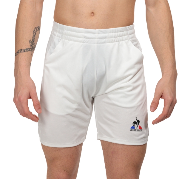 Le Coq Sportif Court 8in Men s Tennis Shorts New Optical White