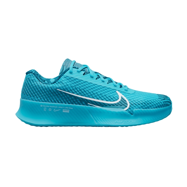 Men`s Tennis Shoes Nike Court Air Zoom Vapor 11 HC  Teal Nebula/White/Geode Teal DR6966300