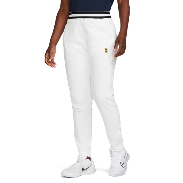 Women's Tennis Pants and Tights Nike Court DriFIT Heritage Pants  White FB4157100