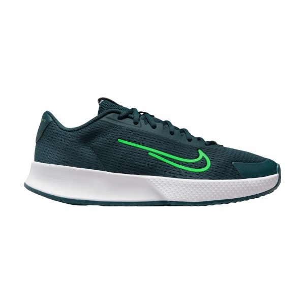 Calzado Tenis Hombre Nike Court Vapor Lite 2 Clay  Deep Jungle/Green Strike/White DV2016300