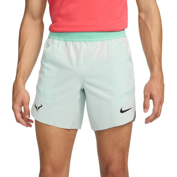 Pantaloncini Tennis Uomo Nike DriFIT ADV Rafa Nadal 7in Pantaloncini  Jade Ice/Emerald Rise/Black DV2881346