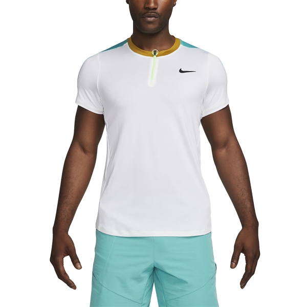 Nike Dri FIT Advantage Men s Tennis Polo White Washed Teal