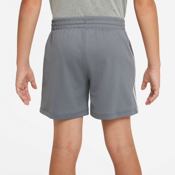 Nike Dri-FIT Multi+ 6in Shorts Boy - Smoke Grey/White