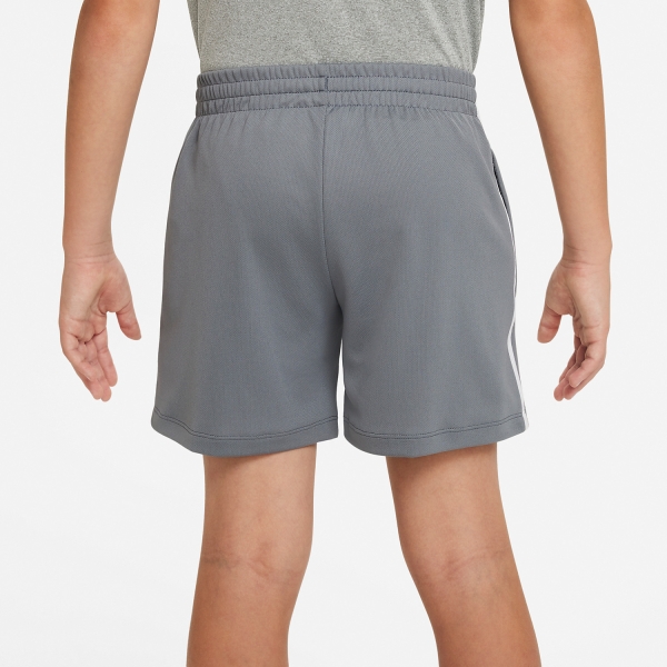 Nike Dri-FIT Multi+ 6in Pantaloncini Bambino - Smoke Grey/White