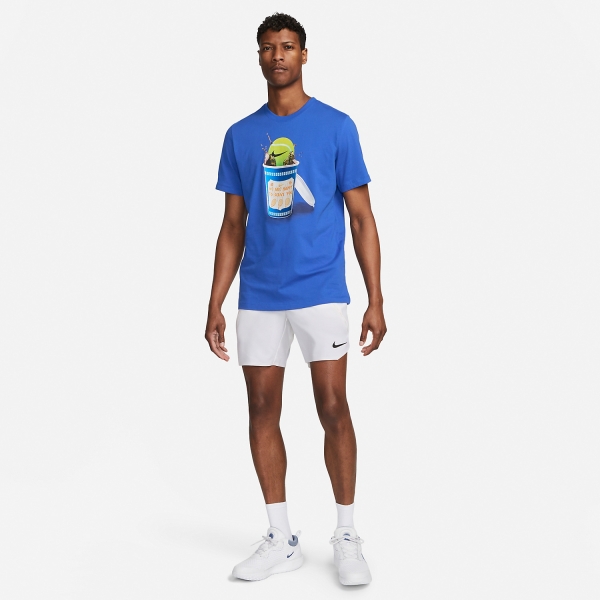 Nike Heritage Men s Tennis T Shirt Game Royal