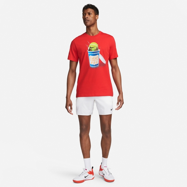 Nike court tennis heritage logo t shirt mens best sale