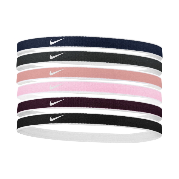 Fasce Tennis Nike Nike Jacquard 2.0 x 6 Mini Bandas  Red Stardust/Purple Ink/White  Red Stardust/Purple Ink/White N.100.2021.645.OS
