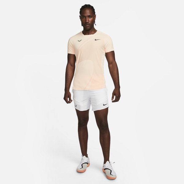 Nike Rafa Dri-FIT ADV Men's Tennis T-Shirt - Ice Peach/Black