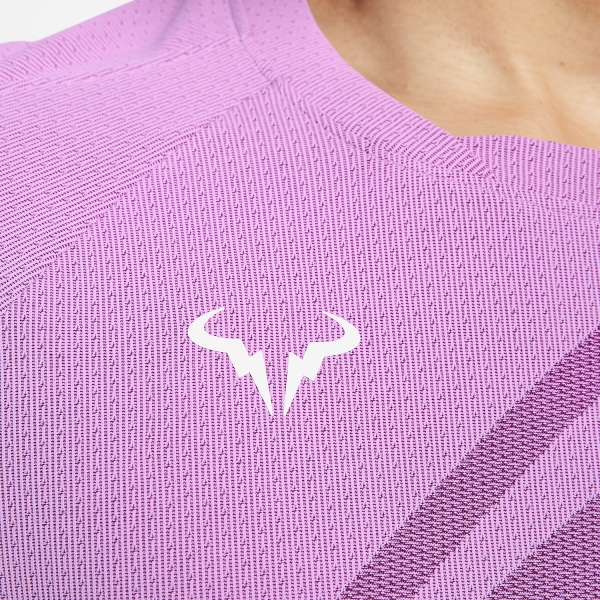 Nike Rafa Dri-FIT ADV Men's Tennis T-Shirt - Rush Fuchsia/White