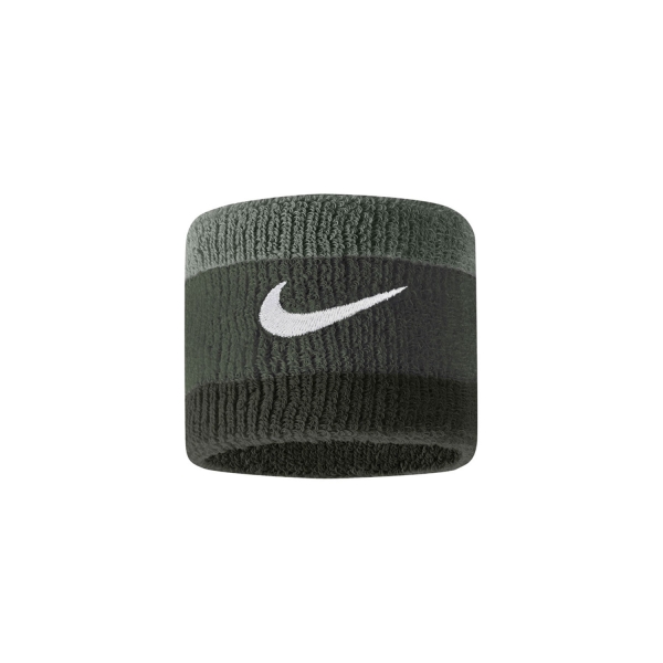 Polsini Tennis Nike Nike Swoosh Munequeras Cortas  Oil Green/Medium Olive/Cargo Khaki  Oil Green/Medium Olive/Cargo Khaki N.000.1565.314.OS