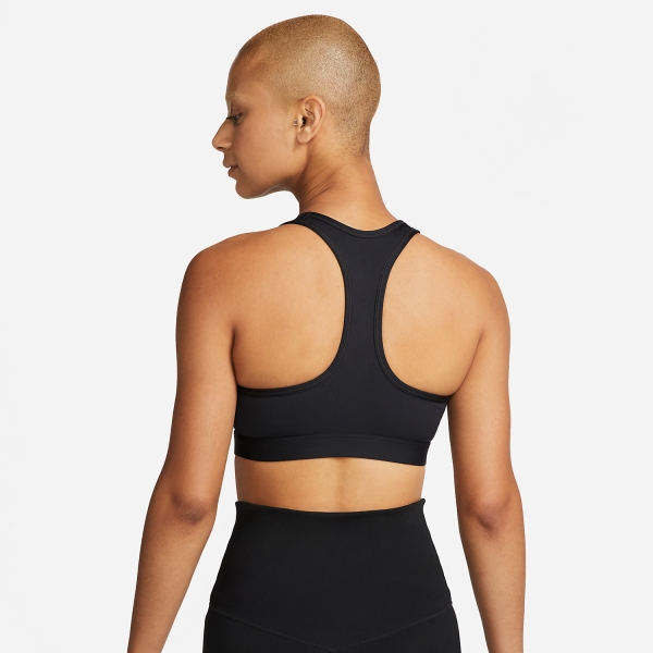 Nike Swoosh Reggiseno Sportivo - Black/White