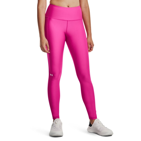Women's Tennis Pants and Tights Under Armour Evolved Graphic Tights  Rebel Pink 13798790652