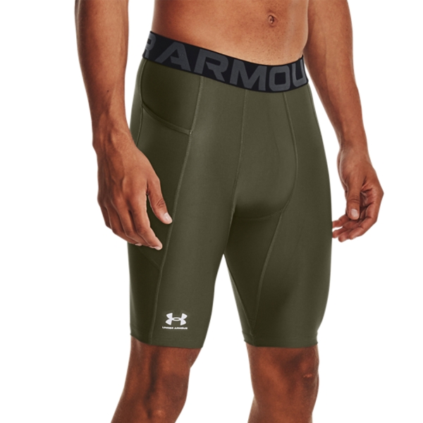 Tennis Men's Underwear Under Armour HeatGear Pro Short Tights  Marine Od Green/Black 13616020390